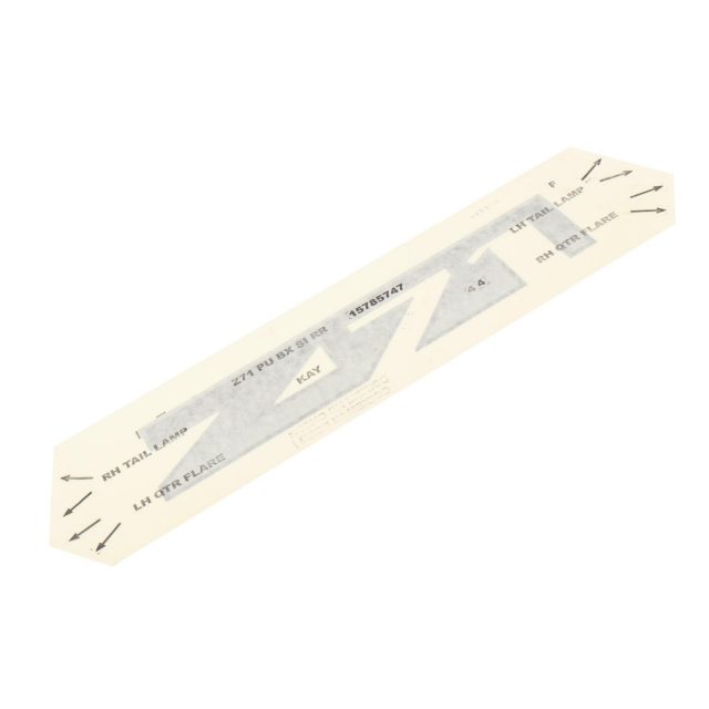 GM Genuine Parts Pickup Box Side Z71 Decal | 22774903 | GM Parts