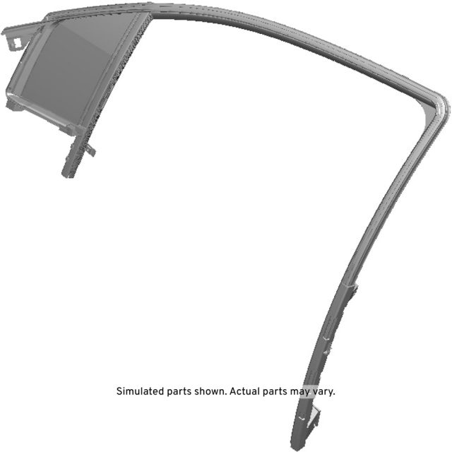 2010-2017 GM Driver Side Front Door Window 20907712 | GM