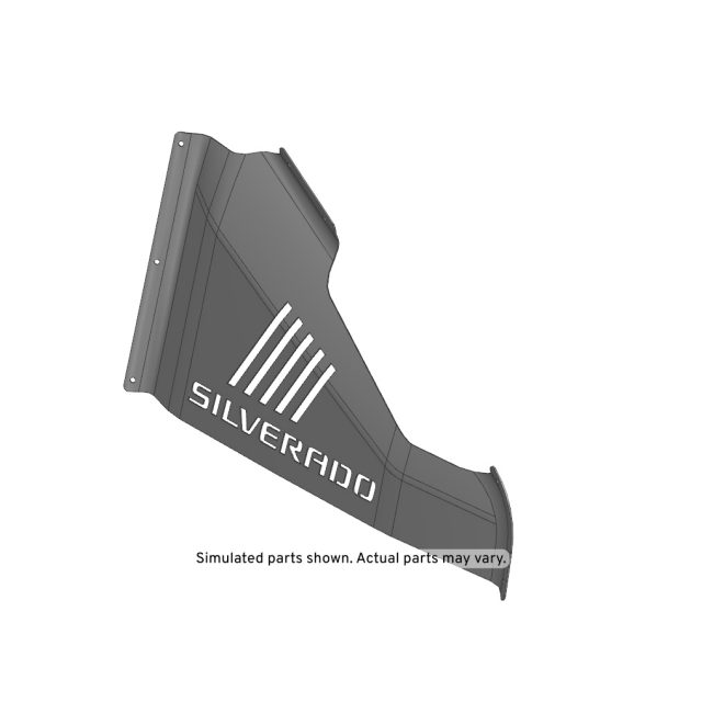 GM Genuine Parts Anthracite Passenger Side Pickup Box Side GM Genuine Parts Anthracite Passenger Side Pickup Box Side