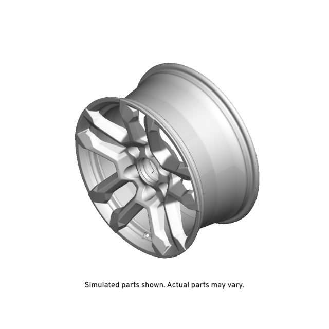 GM Genuine Parts 22x9.0in Aluminum Front and Rear Wheel