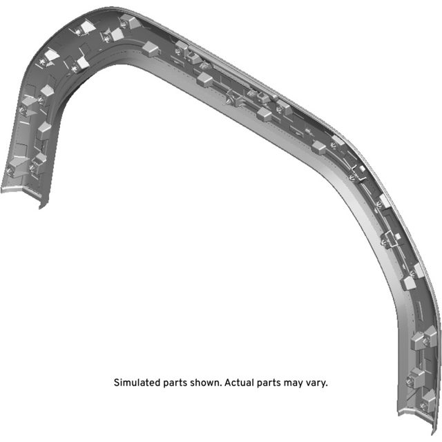専門店では Front Black Parts Genuine GM Driver Opening Wheel Side フラメンコ