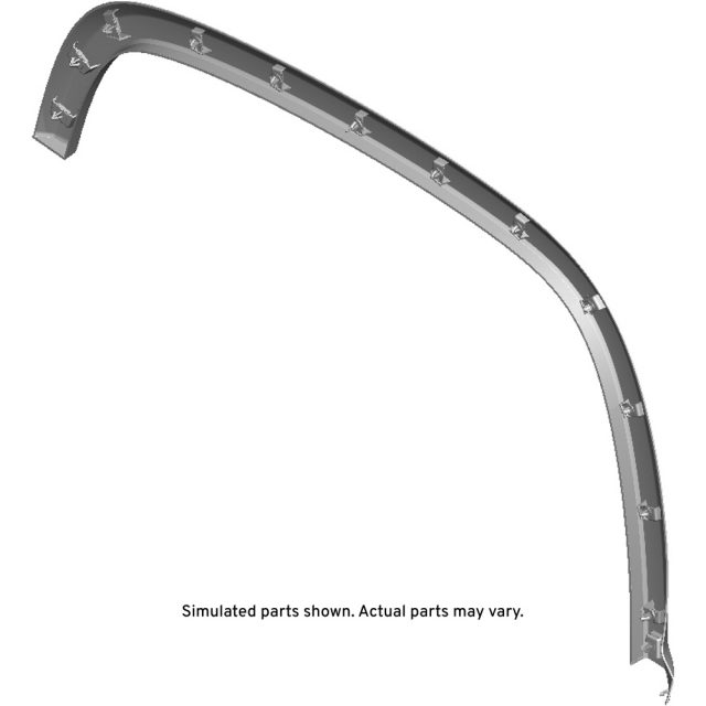 GM Genuine Parts Black Front Driver Side Wheel Opening GM Genuine Parts Black Front Driver Side Wheel Opening