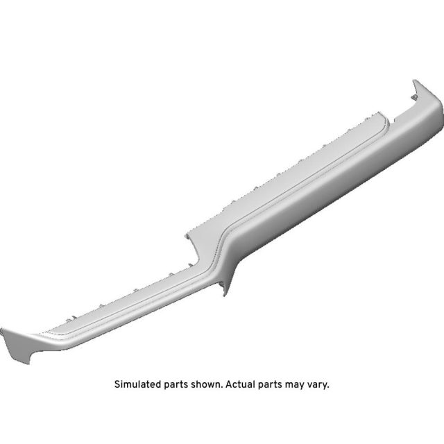 GM Genuine Parts Bright Chrome Rear Bumper Impact Bar