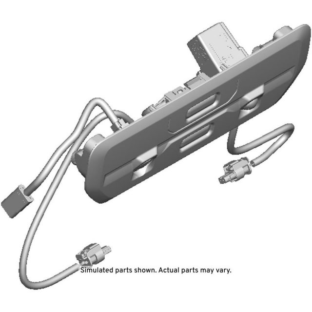 GM Genuine Parts Pickup Box Tailgate Access Hole Cover