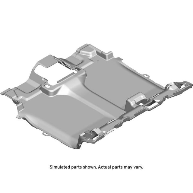 Chevrolet GM Genuine Parts Black Rear Floor Panel Carpet