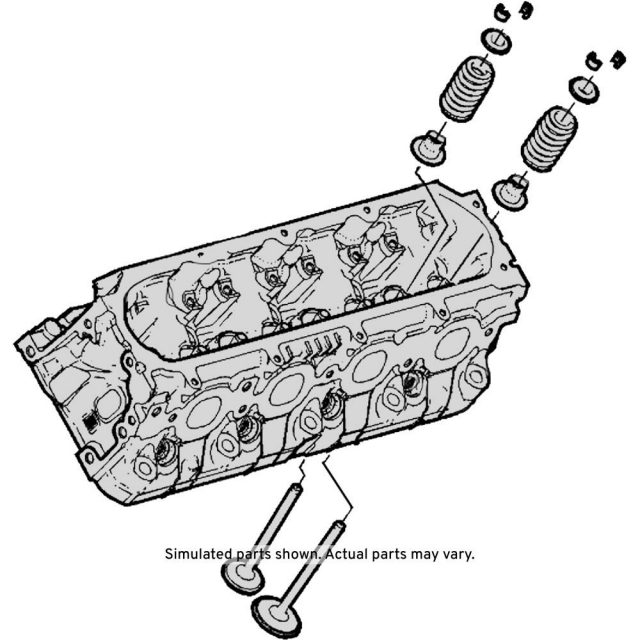GM Genuine Parts Cylinder Head with Valves | 12699616 | GM Parts