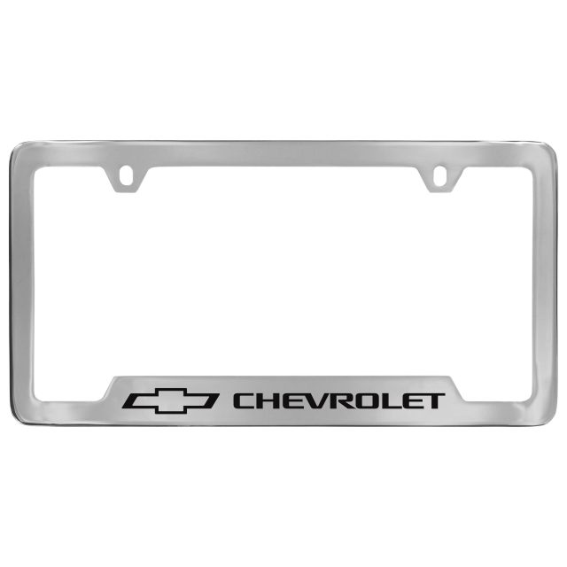 Chevrolet License Plate Frame by Baron & Baron® in Chrome with