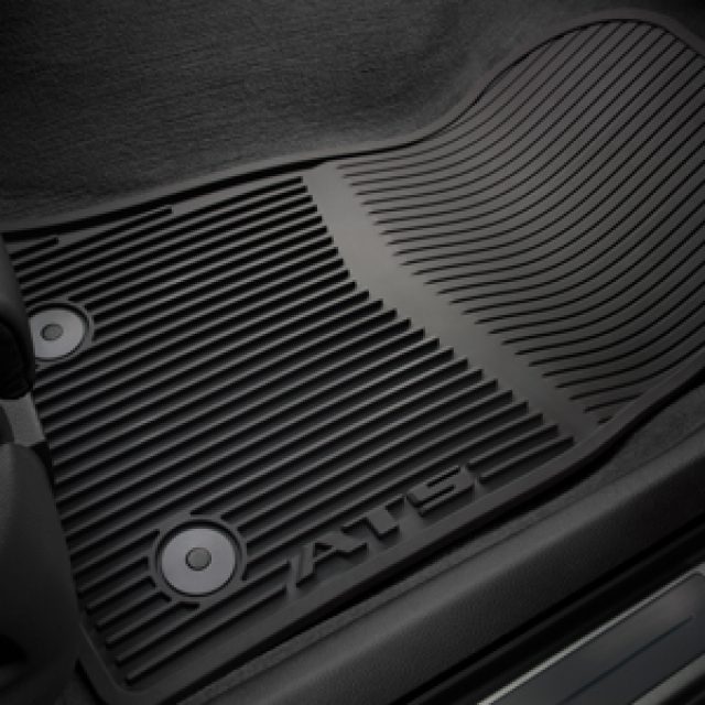 Cadillac First and Second Row Premium All Weather Floor Mats in