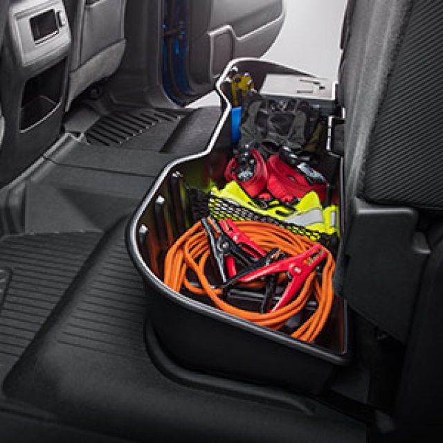 Under car seat storage discount