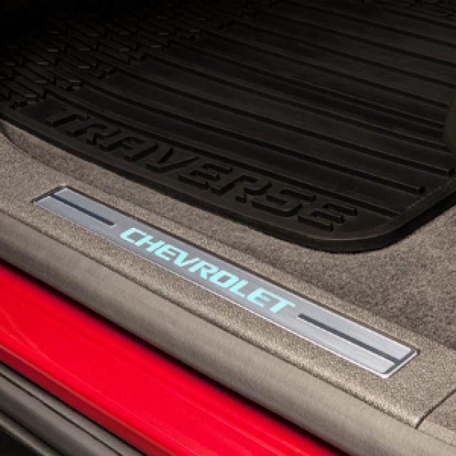 Chevy door sill outlet plates