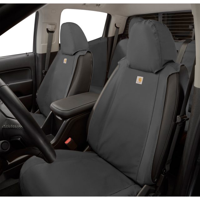 GMC Accessories Carhartt Crew Cab Front Seat Cover Package in Gravel