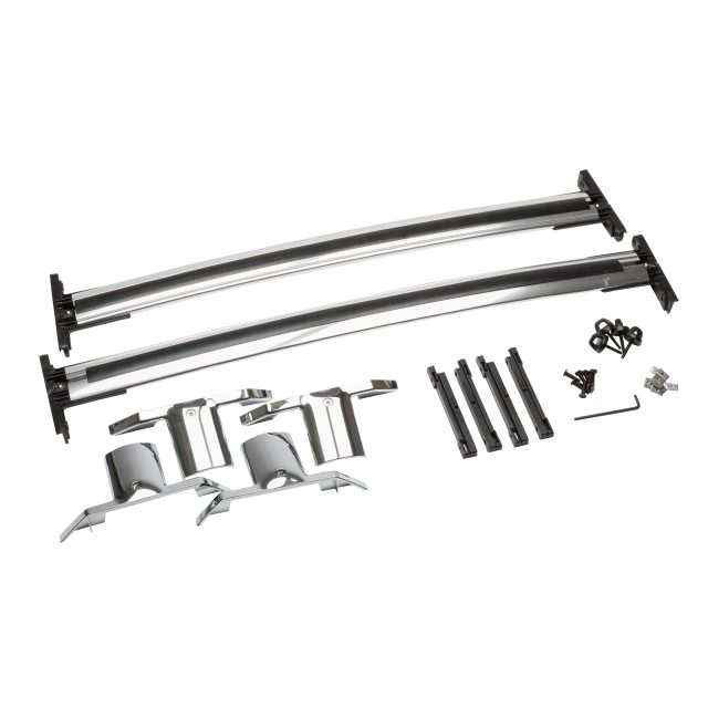 Buick Roof Rack Cross Rails Package in Bright Anodized Aluminum