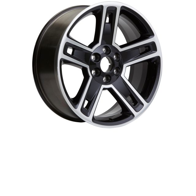 Chevrolet 22x9-Inch Aluminum 5-Split-Spoke Wheel in Ultra