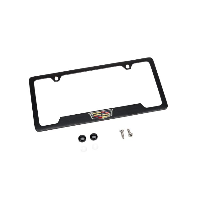 Cadillac license deals plate cover