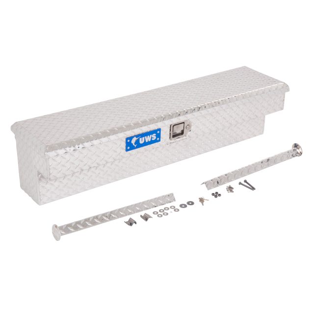 Chevrolet 48-Inch Side-Mounting Aluminum Tool Box in Bright