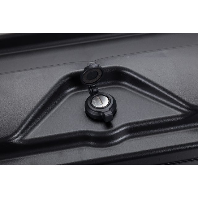 GMC Passenger Side Swing-Out Tool Box in Black by UnderCover