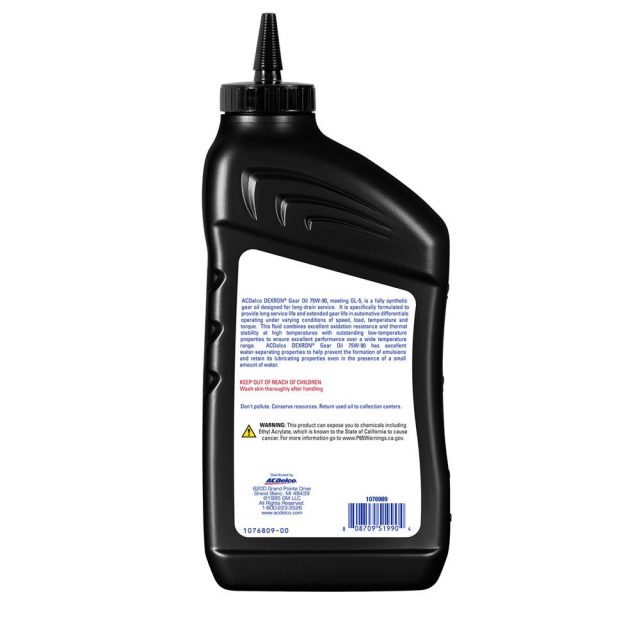 ACDelco GM Original Equipment Dexron 75W-90 Gear Oil - 32 oz 