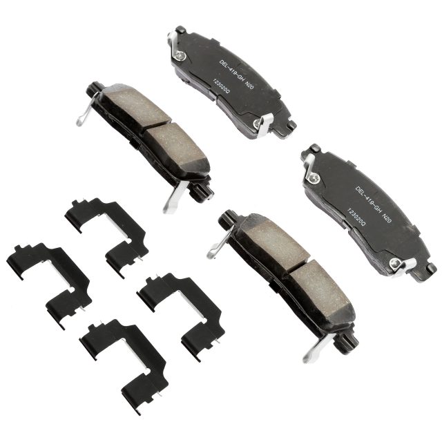 ACDelco Gold Ceramic Rear Disc Brake Pad Kit with Clips ACDelco Gold Ceramic Rear Disc Brake Pad Kit with Clips