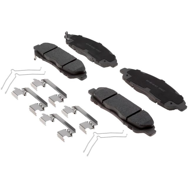 ACDelco Silver Ceramic Front Disc Brake Pad Kit with Springs and