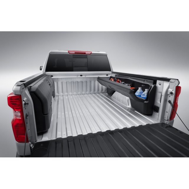 Pickup truck bed storage shop box