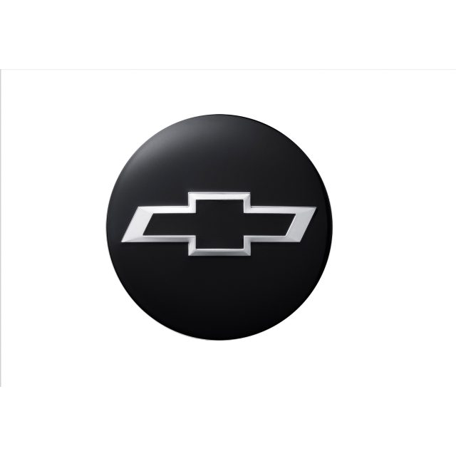 Chevrolet Center Cap in Black with Black Bowtie Logo