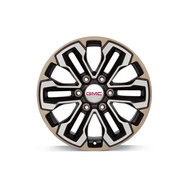 GMC 18x8.5-Inch Aluminum Multi-Spoke Wheel in Satin Graphite