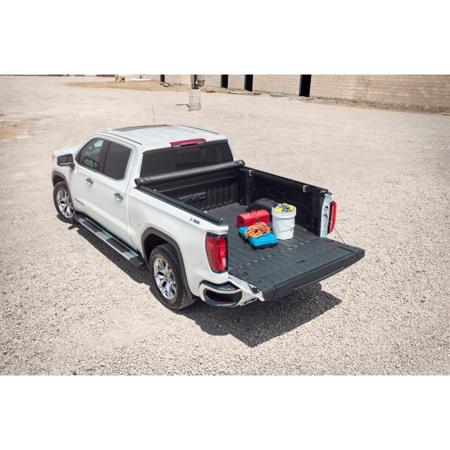 GMC Standard Bed Soft Roll-Up Tonneau Cover in Black by Advantage