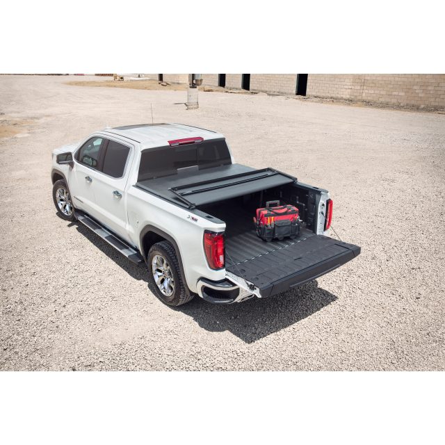 GMC Long Box Soft Tri-Fold Tonneau Cover by Advantage® - Associated  Accessories, 19367130