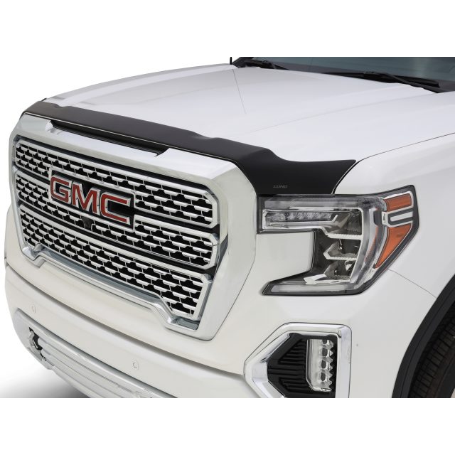 GMC Aeroskin® Hood Protector in Smoke Black by LUND® - Associated