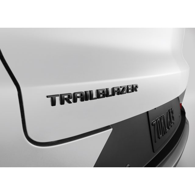 Chevrolet Rear Trailblazer Emblems in Black 42764658 Chevrolet Accessories