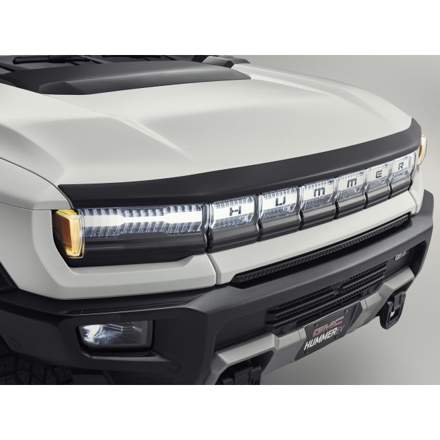 GMC Aeroskin Hood Deflector in Smoke Black by LUND® - Associated