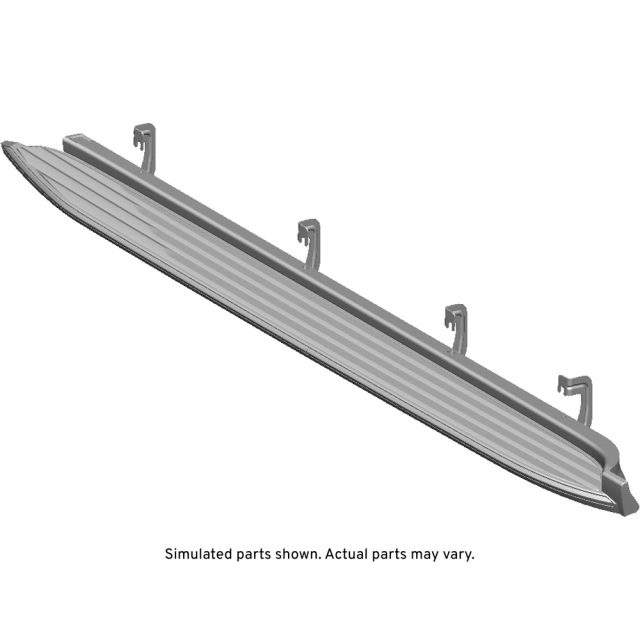 Cadillac GM Genuine Parts Bright Chrome Driver Side Running Board 22813704 Cadillac Parts