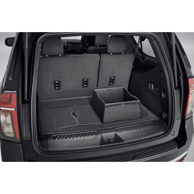 Chevrolet Premium Carpeted Cargo Area Mat in Jet Black with