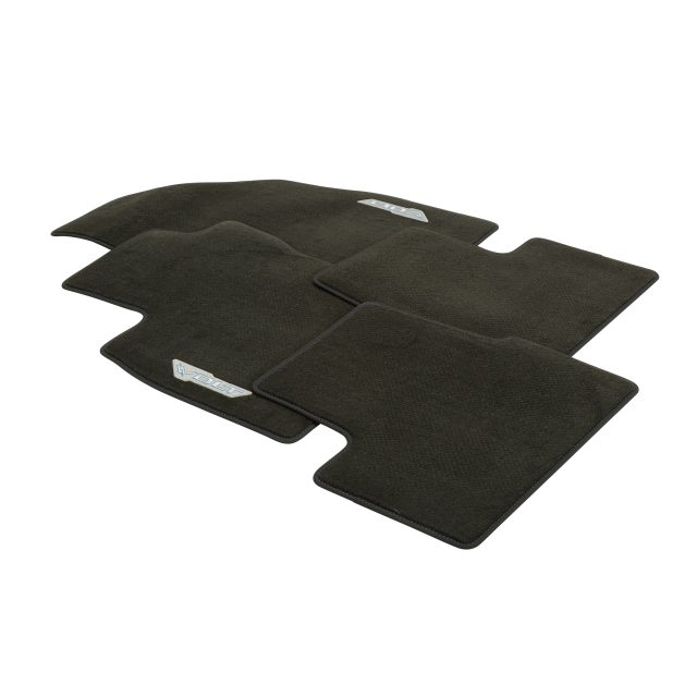 Chevrolet First- and Second-Row Premium Carpeted Floor Mats in Jet