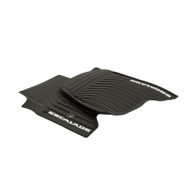 Cadillac First-Row Premium All-Weather Floor Mats in Jet Black