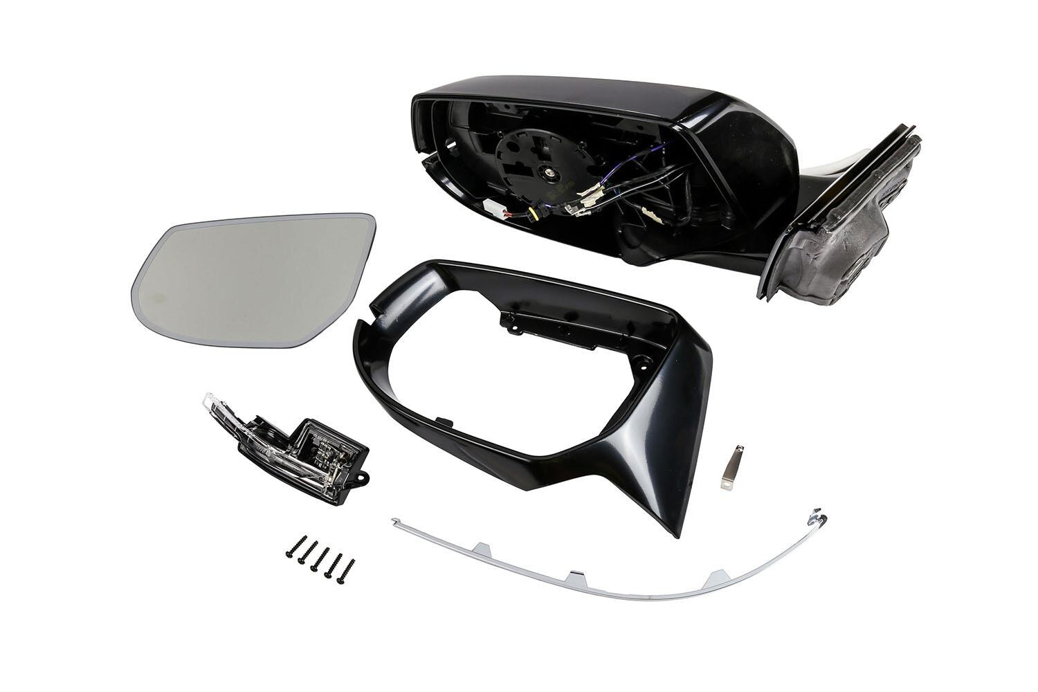 GM Genuine Parts Driver Side Door Mirror Kit with Molding