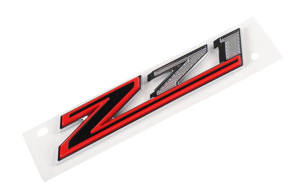 GM Genuine Parts Red Liftgate Trim Level Name Plate