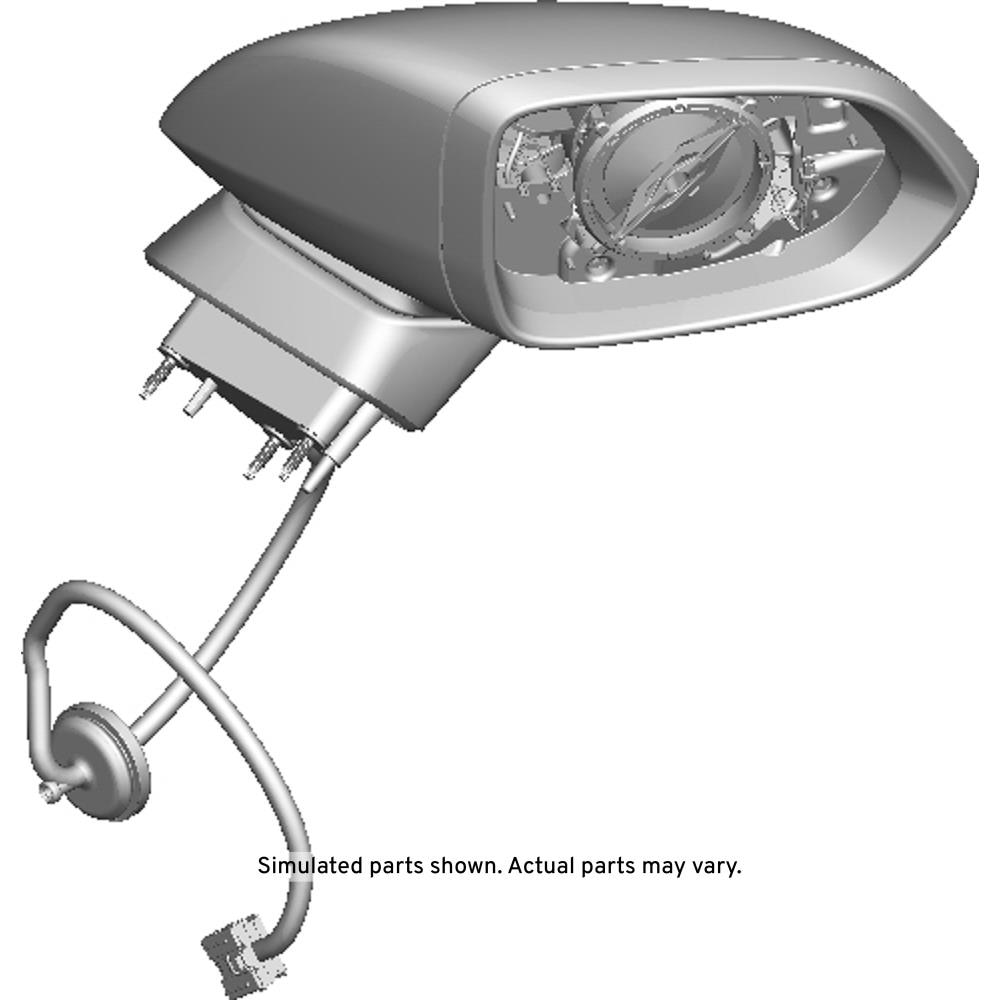 New Drivers Mirror Left Turn Signal Lens for 07-13 Nissan
