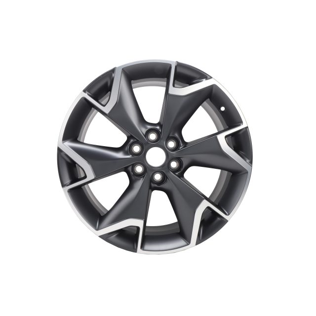 GM Genuine Parts Dark Android 20x8.0in Aluminum Front and GM Genuine Parts Dark Android 20x8.0in Aluminum Front and