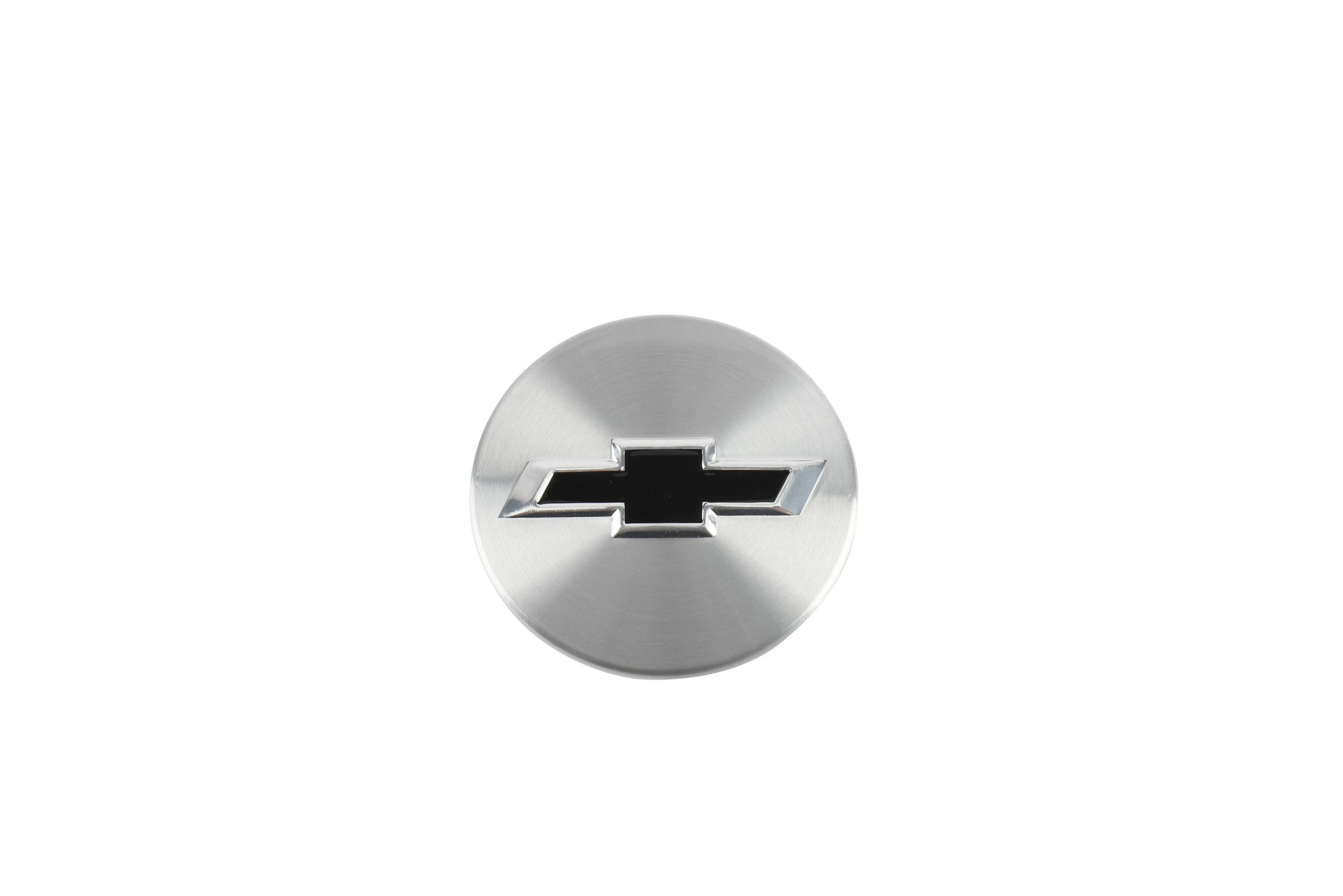 Chevrolet Center Cap in Silver with Black Bowtie Logo