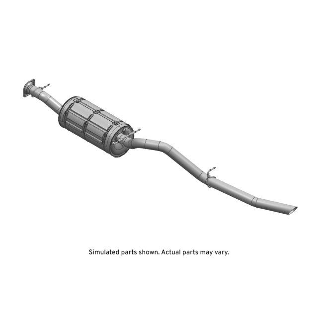 Chevrolet GM Genuine Parts Exhaust Muffler with Exhaust Pipe