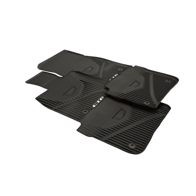 Cadillac First- and Second-Row Premium All-Weather Floor Mats in