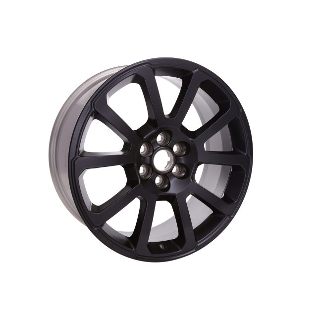 GMC 20x8.5-Inch Aluminum 5-Split-Spoke Wheel in Low Gloss Black 