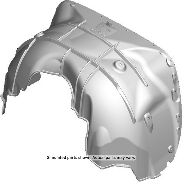 GM Genuine Parts Passenger Side Front Wheelhouse Liner