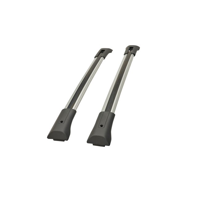 GMC Roof Rack Cross Rails Package in Bright Anodized Aluminum | 84130842 |  GMC Accessories