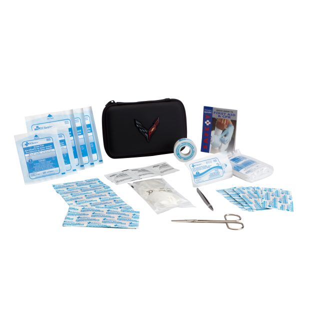 Chevrolet First Aid Kit with Crossed Flags Logo | 84166100 | Chevrolet  Accessories