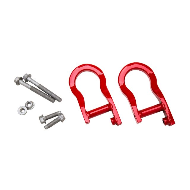 GMC Recovery Hooks - Front, Red 20058 – Mighty Peace GMC