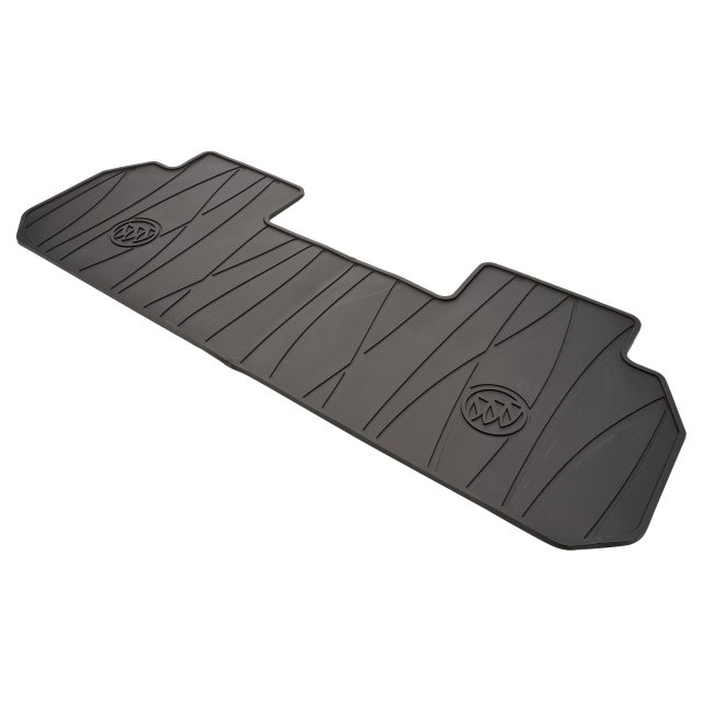 Buick Second-Row One-Piece Premium All-Weather Floor Mat in Ebony