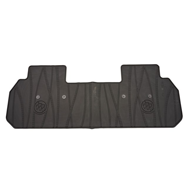 Buick Second-Row One-Piece Premium All-Weather Floor Mat in Ebony