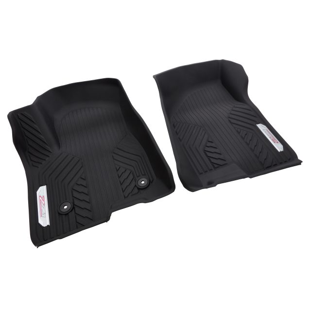 Chevrolet Crew Cab First- and Second-Row Premium All-Weather Floor Mats in  Jet Black, 84521602